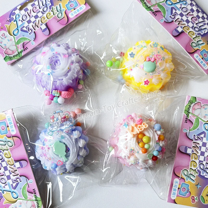Taba Squishy Table Cake Squeeze Toy High Realistic Dessert Fidget Toys Anti-Stresses Decompression Cute Simulation Stress Relief
