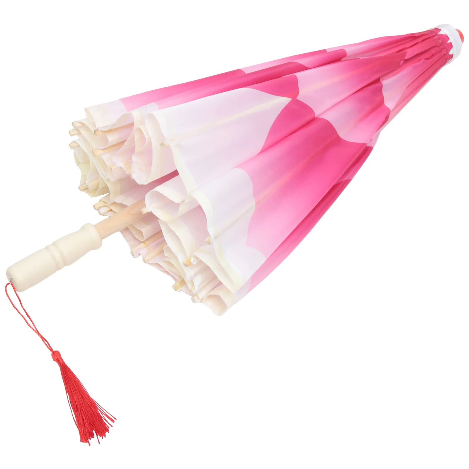 

Oil Paper Umbrella Handmade Performance Prop Rainproof Classical Flower Peony Wooden
