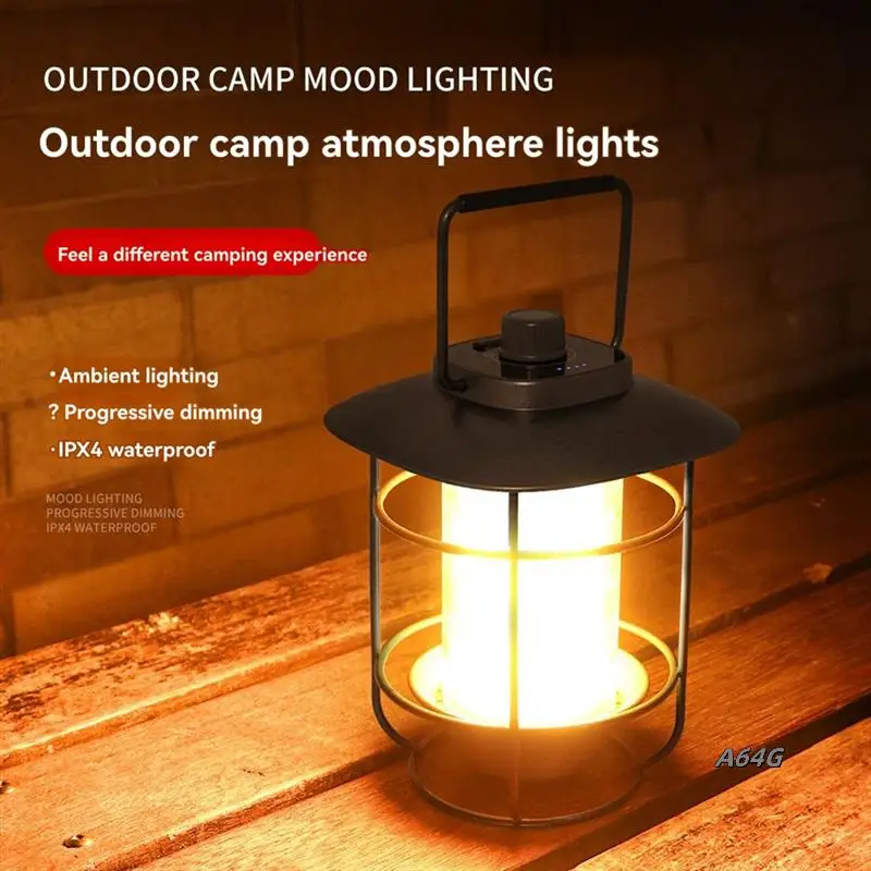 

Outdoor LED Hanging Light Outdoor Camping LED Light Hanging Adjustable Waterproof Rechargeable