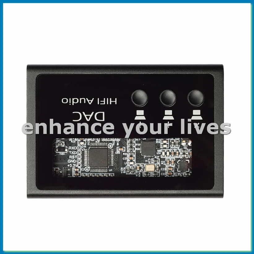 

HIFI Headphone Decoding Amplifier ES9018K2M DSD128 PCM32BIT 384KHz Lossless Decoding Output Built-in MAX97220 Chip-A23U