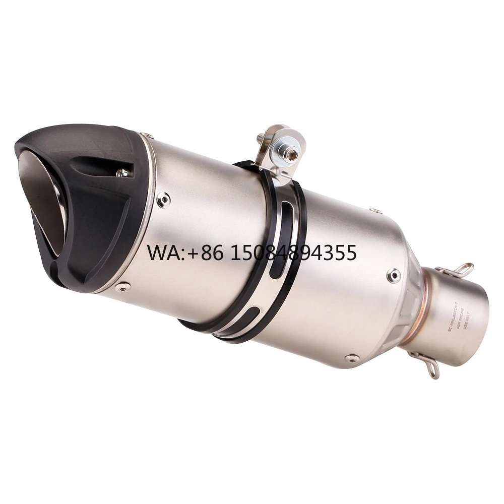 

New Modified Duckbill Exhaust Pipe Z900 Z400 Gsx-250R Motorcycles Stainless Steel Exhaust System Boxed Packaging