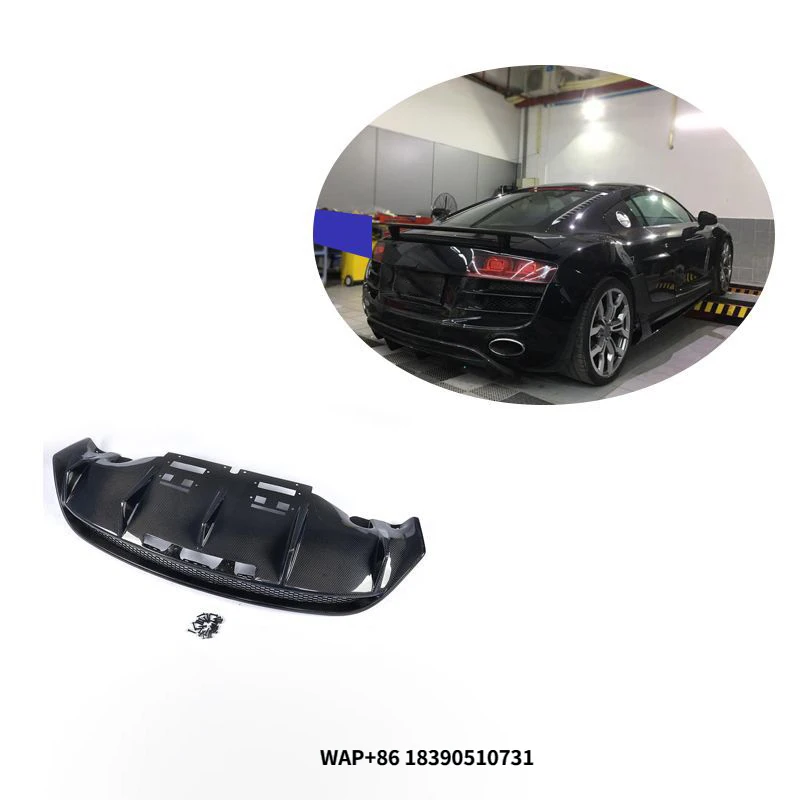 

Задний диффузор с разветвителем из углеродного волокна R8, подходит для R8 2010-2015 гг.