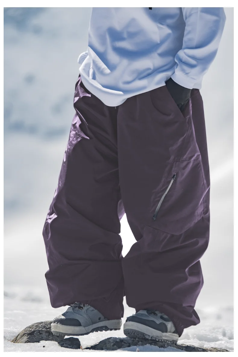 John Snow Winter Herren- und Damen-wasserdichte Skihose, warme, atmungsaktive Schnee-Frauenhose, Outdoor-Snowboardbekleidung, männliche Hose – Detail 34