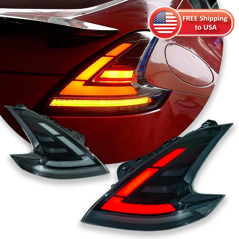 

Car Lights For Nissan 370z 2013-2019 Taillight LED Projetor Tail Lamp Daytime Running Light Automotive Accessories