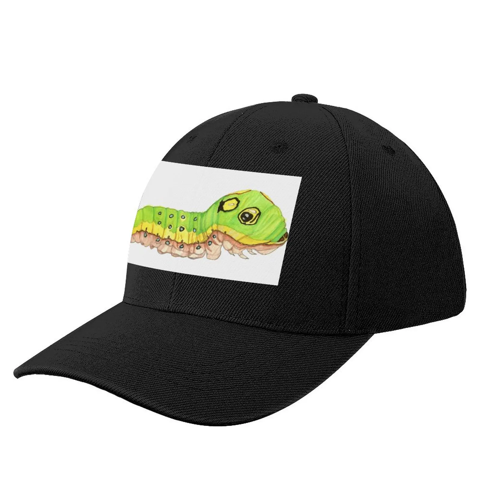 Neon Swallowtail Caterpillar Baseball Cap Anime hard hat Hats For Men Women's