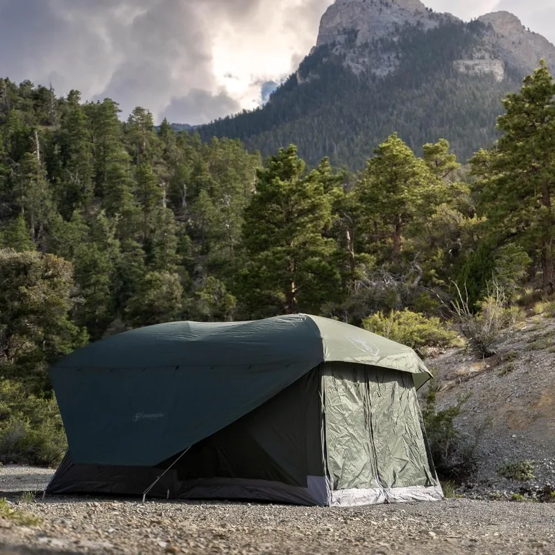 Gazelle Tents™, T4 Tandem Hub Tent, Easy 90 Second Set-Up, Waterproof, UV Resistant, Convertible Screen Room, Removable Floor, view 3