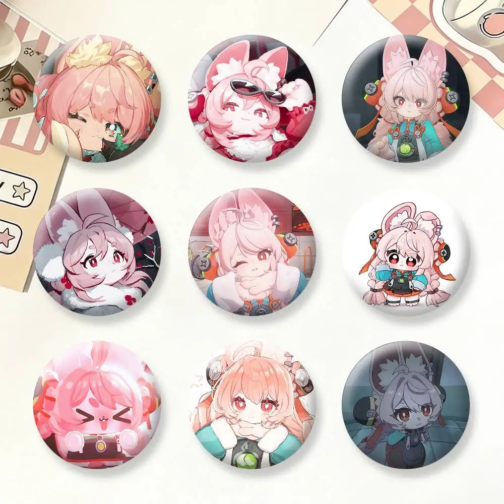 

Zhao Z-Zenless Zone Zero ZZZ Badges Creative Tinplate Button PinsBrooch Badge Clothes Backpack