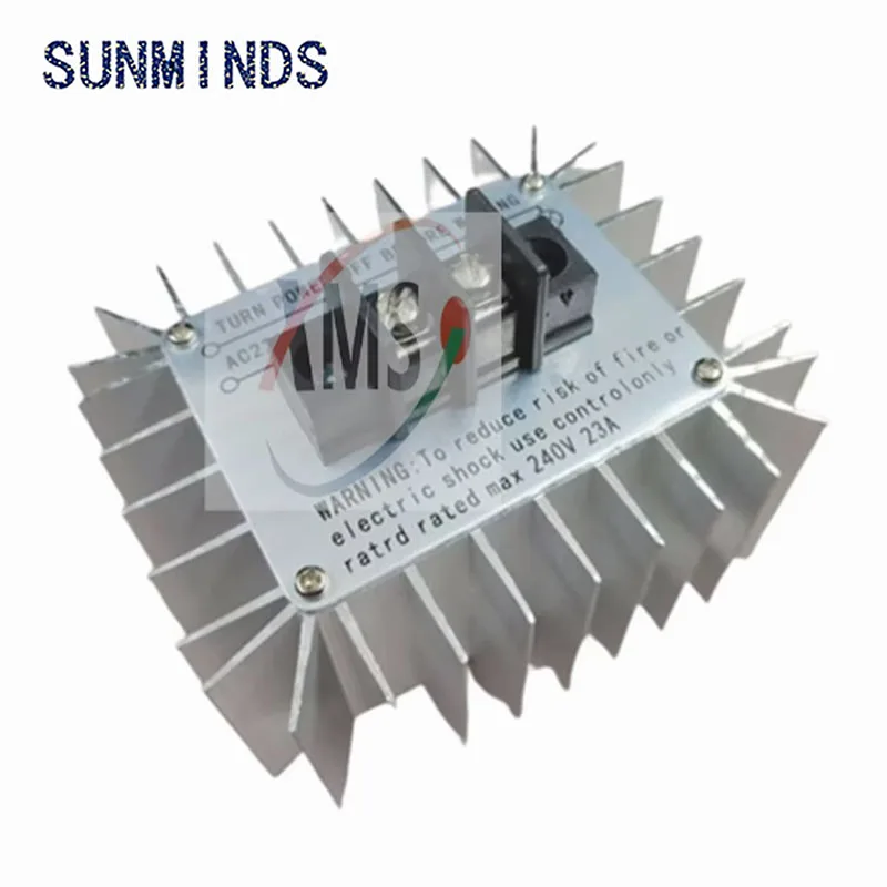 1pcs AC 220V 5000W SCR Voltage Regulator Controller LED Dimming Dimmers Thermostat 5000W Motor Speed Controller 220V
