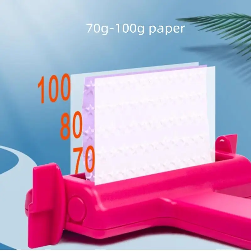 Flower-beating Machine Embossing Machine Hand DIY Tool Kindergarten Primary School Students Hand Account Tool Mold Lace