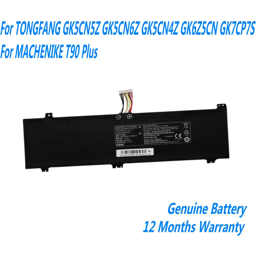 Original GK5CN-00-13-4S1P-0 Laptop Battery For TONGFANG GK5CN5Z GK5CN6Z GK5CN4Z GK6Z5CN GK7CP7S For MACHENIKE T90 Plus 15.2V