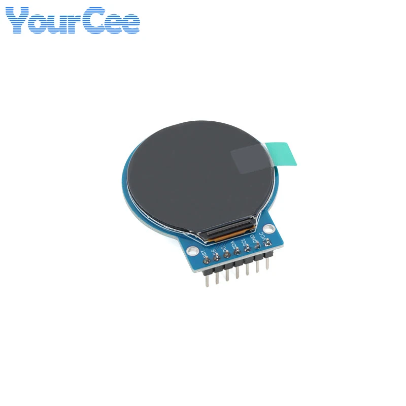 1.28 Inch TFT LCD Screen Display Module Round RGB 240*240 GC9A01 Driver 7Pin SPI Interface ISP Full View 240x240 For Arduino