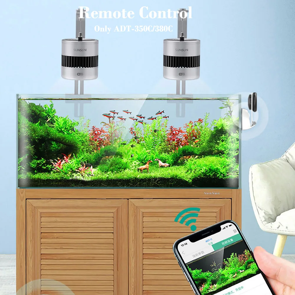 Application Control Aquarium Lights Dimmable Fish Tank Lights Coral Algae Aquatic Growth Lights Aquarium Decorative Lighting