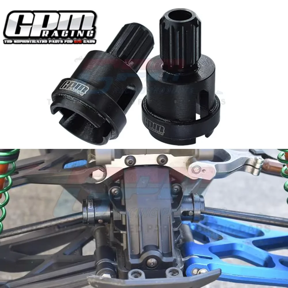 GPM HD تصلب متوسطة الكربون الصلب عجلة المفاصل كأس شوكة 7754X الأمامي أو الخلفي 2 قطعة TRAXXAS 1:5 1/5 X MAXX XMAXX 1/6 XRT 8S