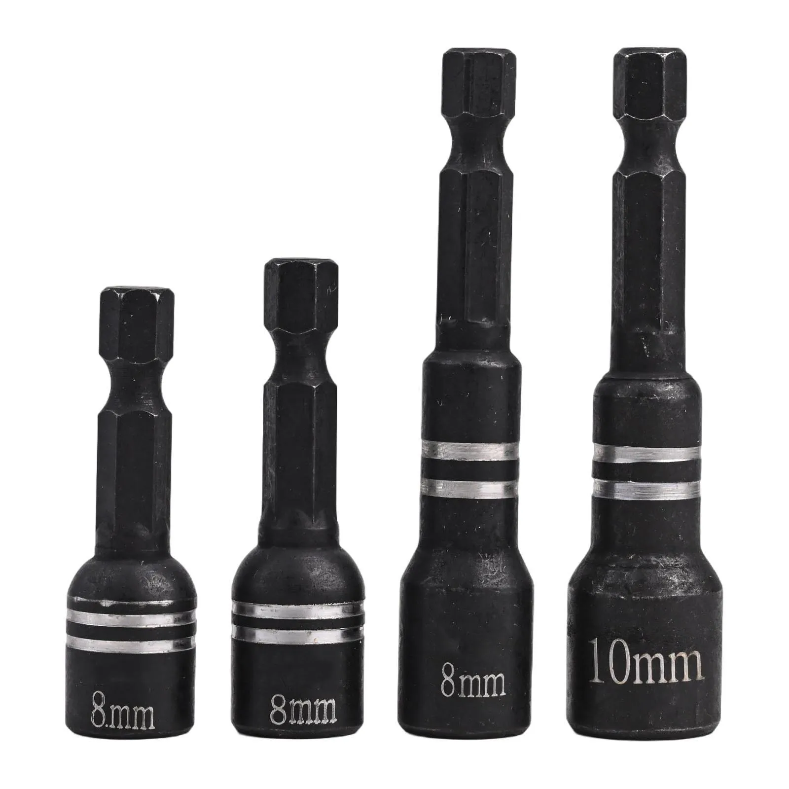 4pcs Magnetic Socket Nut Driver Set 1/4