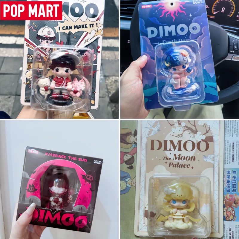 

Hot Sale Pop Mart Original Dimoo Becoming A Tree Series Blind Box Mystery Box Action Figure Limited Edition Doll Collection Gift