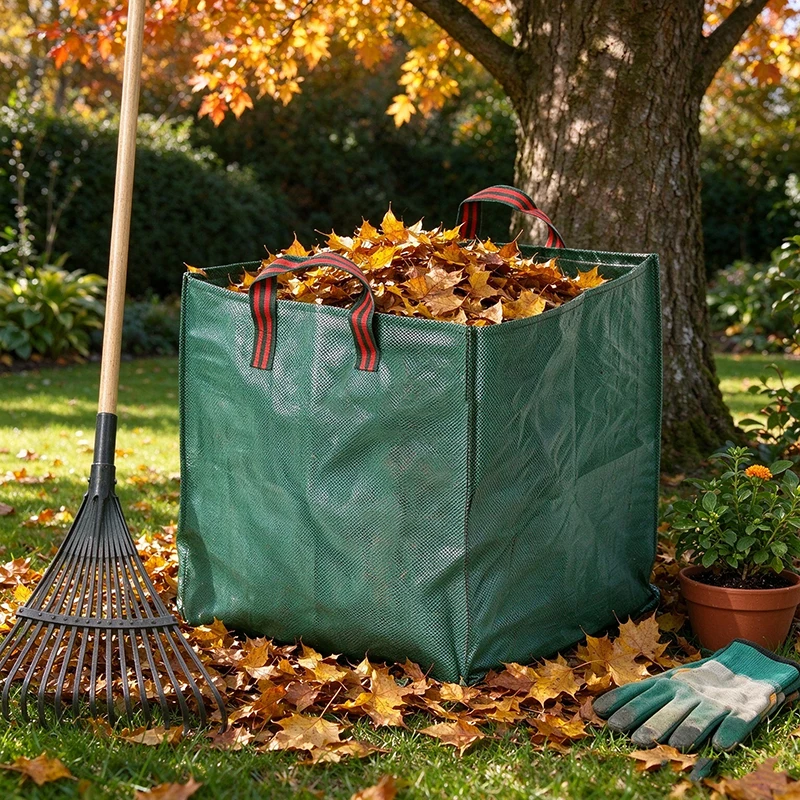 Recycling Trash Bag Warehouse for Yard Leaf Blower Gardening Tools Plastic Storage Garden Bin Bags Waste Accessories Garbage
