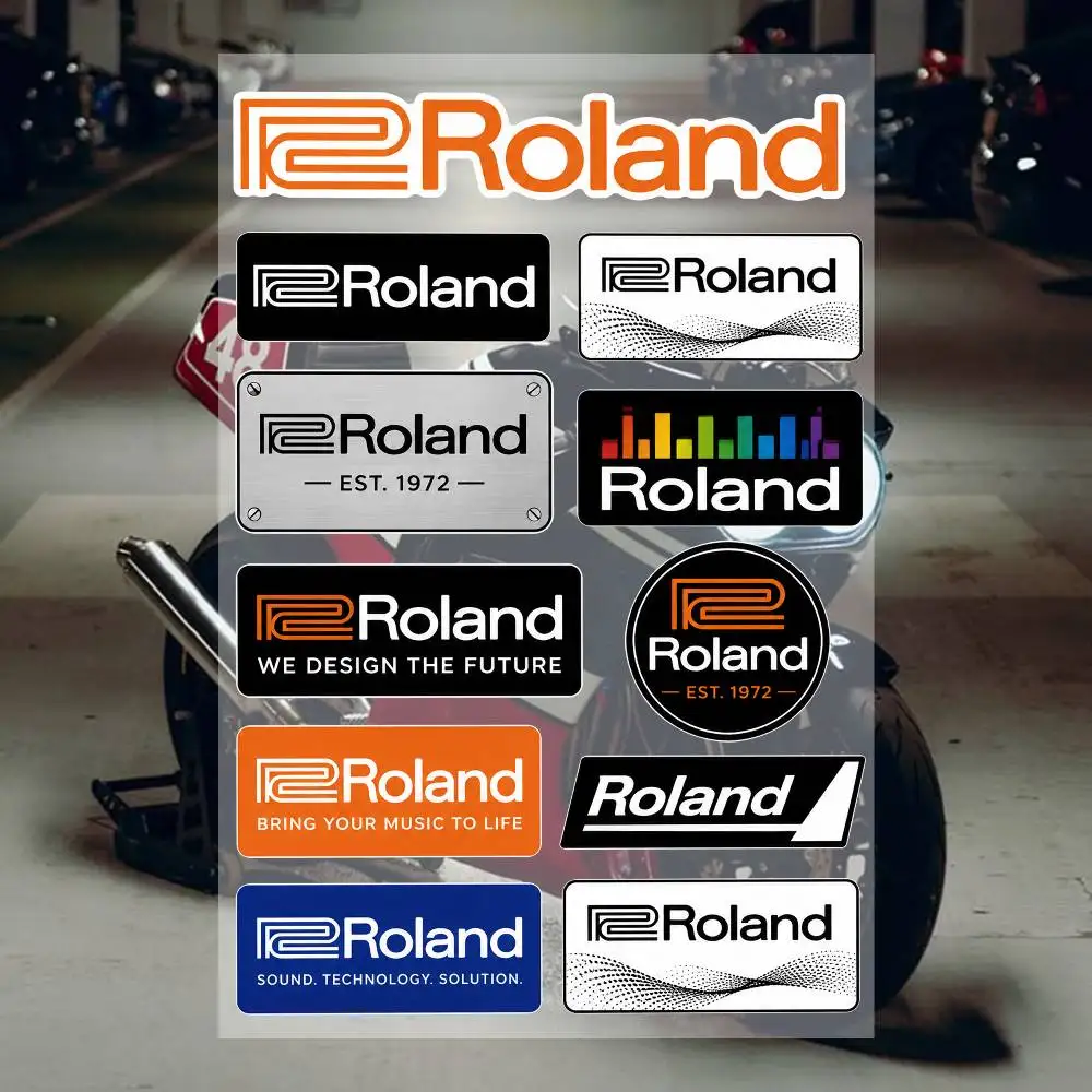 R-olA-nd Waterproof Vinyl Stickers for Car Motorcycle Bike Skateboard Laptop Bottle Phone