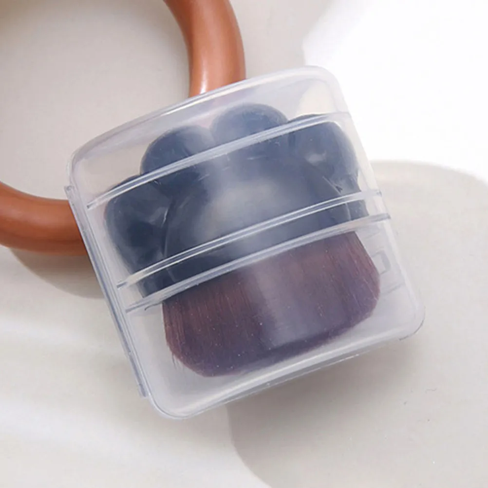

2Pcs Soft Cat Paw Makeup Brush for Foundation Liquid Even Coverage and Easy Cleaning Portable Travel Size Small Makeup Brush