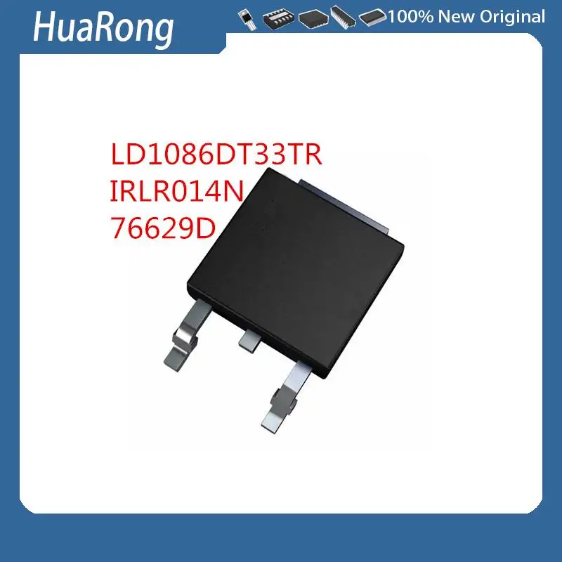 20PCS/LOT     LD1086DT33TR    LD1086-33   LR014     IRLR014    IRLR014N     7.7A 60V        76629D  TO-252-2