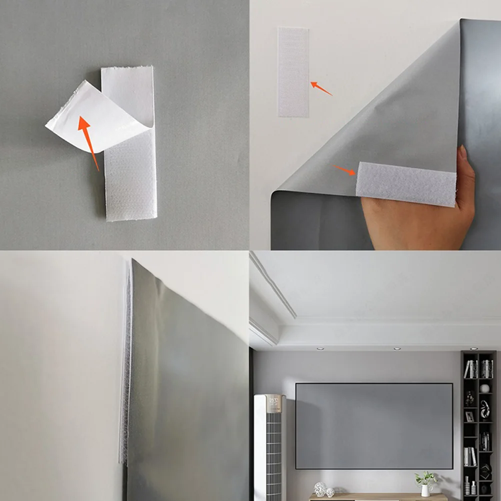 

1pc Folding Projector Screen 100 Inch High-End Fiber Portable For Office Conference Room Portable Projection