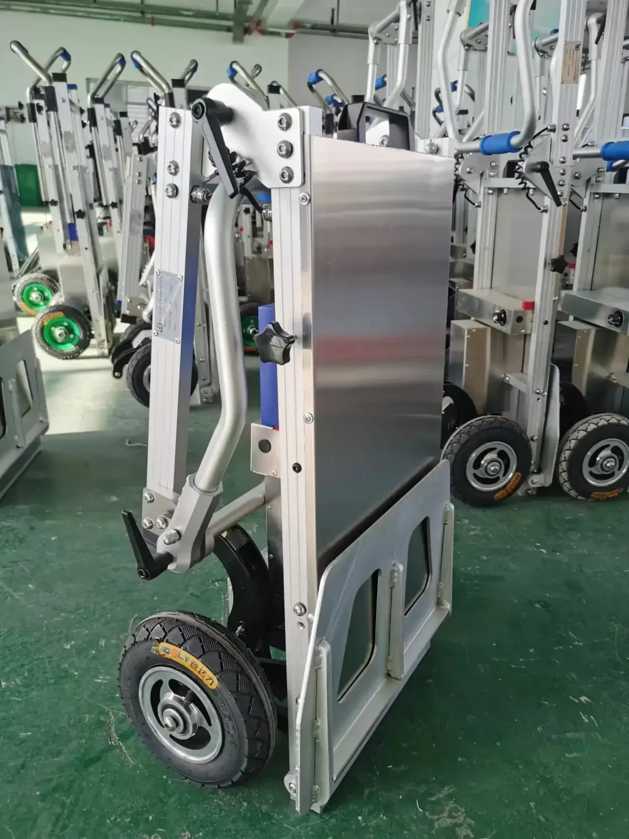 For 200kg 8 Ah Lithium Battery Electric Ladder Machine, Suitable for Ground Cargo Transportation