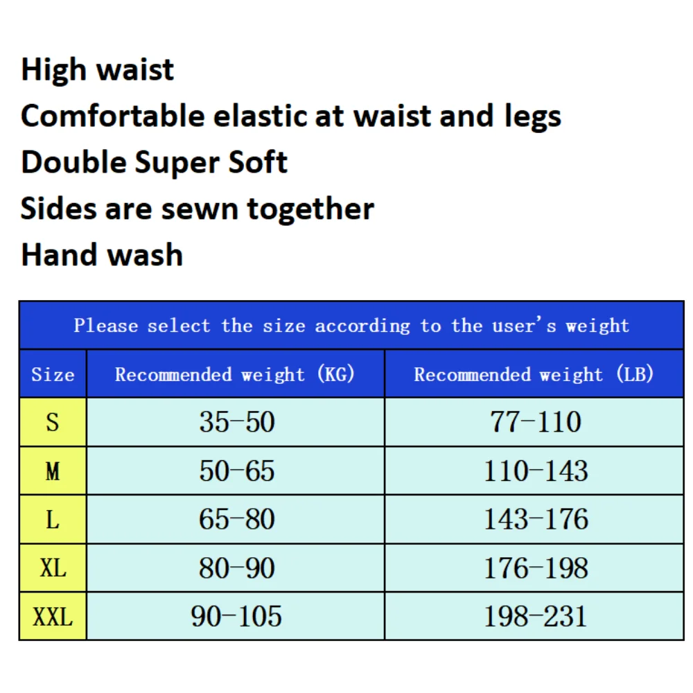 1 Pc Adult Diapers Are Soft, Skin-Friendly and Leak-Proof, Suitable for Women During Menstruation and the Elderly Sick in Bed.