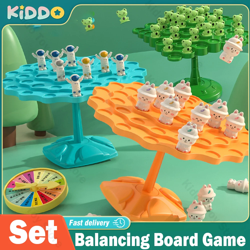 Balanced Tree Kinder Tischplatte Brettspiel Balancing Brettspiel Eltern-Kind interaktives Spielzeug Set Montessori Mathe Spielzeug für Kinder