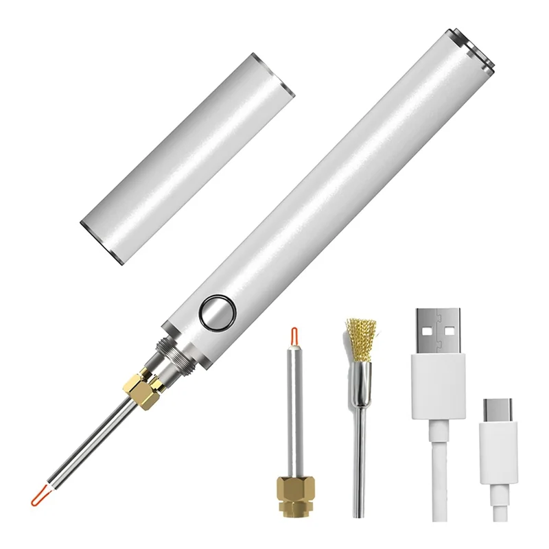 -ABHW USB Dual-Heating Thread Burner One-Touch Melt Rechargeable Cordless Thread Zapper For String
