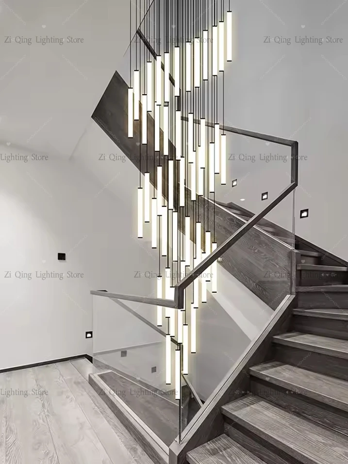 Modern Luxury Pendant Lights Feather Glass Gold E14 Metal For Living Room Bedroom Villa Chandelier