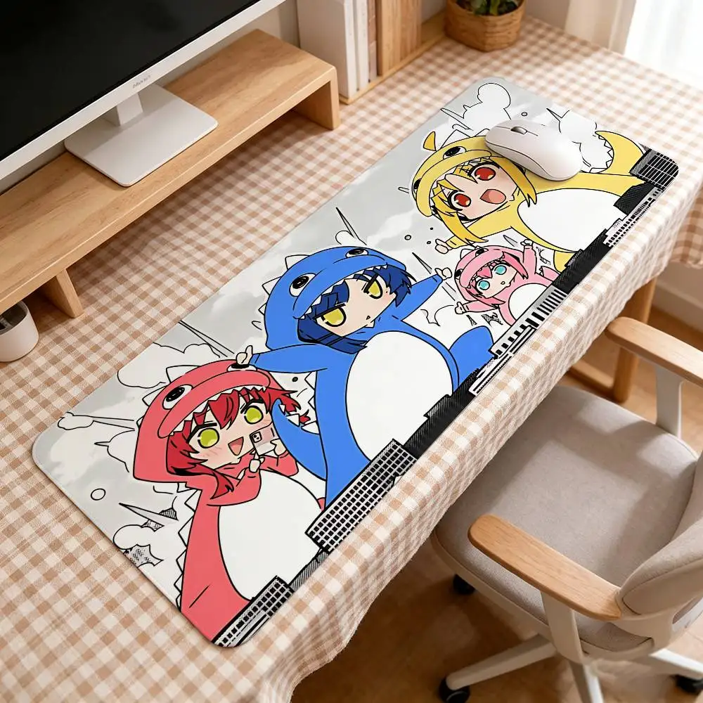 Anime B-bocchi The R-rock Mouse Pad Computer Mat Deskpad Laptop Keyboard Mat Office Large Landscape Mousepad