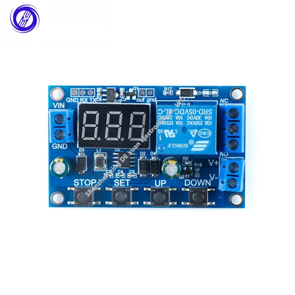 XY-DJ DC 6-40V Battery Charger Discharger Board Undervoltage Overvoltage Protection Board Module Precision Auto Off Module