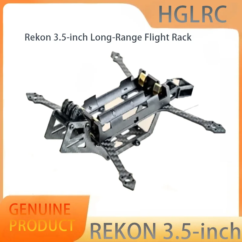 

HGLRC Rekon35 LR 160mm 3K Carbon Fiber Frame Kits Analog Digital Version for 3.5inch Nano Long Range 2S 18650 FPV Drone