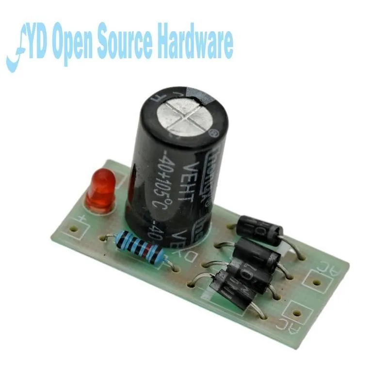 1pcs AC To DC Power Conversion Module 1N4007 Full Bridge Rectifier Filter 12V 1A AC DC Converter