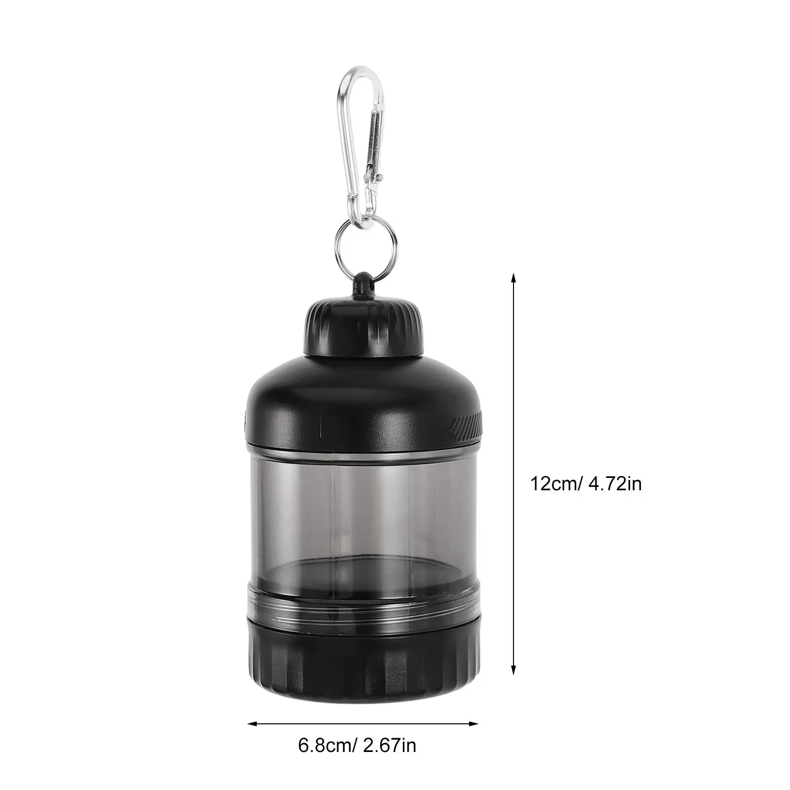 Compact Protein Powder Container Travel Friendly Leak Resistant Design for Gym Home Office Fitness Enthusiasts Pre Workout Post