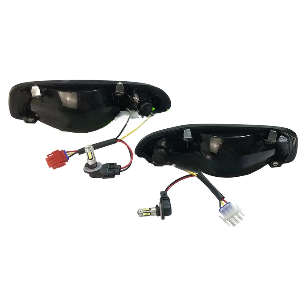 /Headlight /Kit /With Turn Signal Bulbs Clip-On Installation For For EZGO For RXV For Golf Cart 2008 To Present Visibility Upgra