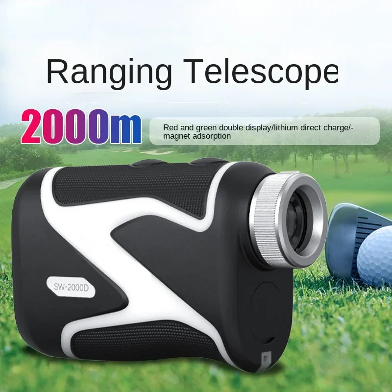 Handheld Ranging Telescope SW-1000D Outdoor High Precision Red and Green outside Golf Distance Test