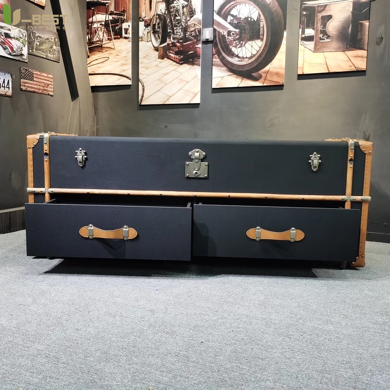 Aviator Style Aluminum Console Cabinet Airplane Cabinet Storage Container Aircraft Window Wall Bar Shelf Aviation Furniture
