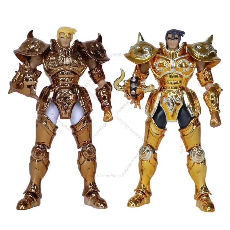 SG Model Saint Seiya Myth Cloth DDP Golden Saint Taurus Aldebaran And Totem Metal PVC Armor Action Figure Model 10CM Mini Size