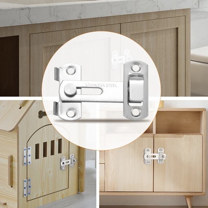 Hardware-AB09 della serratura scorrevole con chiavistello per porta del cancello in acciaio inossidabile 20x50x70mm