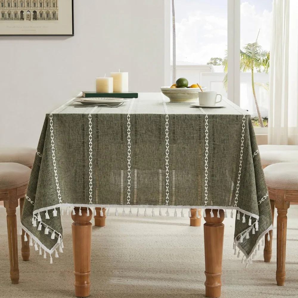 tovaglia-in-lino-pesante-verde-oliva-con-ricami-a-righe-60x84-pollici