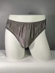 100% silk men mid-rise casual briefs,top end natural silk double-layered silk crotch underwear men