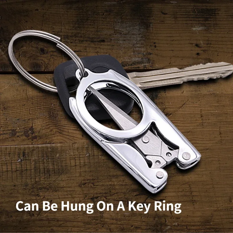 Für Papierarbeit, Tagebuch, Schule, Klappschere, Taschenreise, kleines Kunsthandwerk, scharfe Klinge, Mini-Faden, Schneiderschere, Allzweckmesser