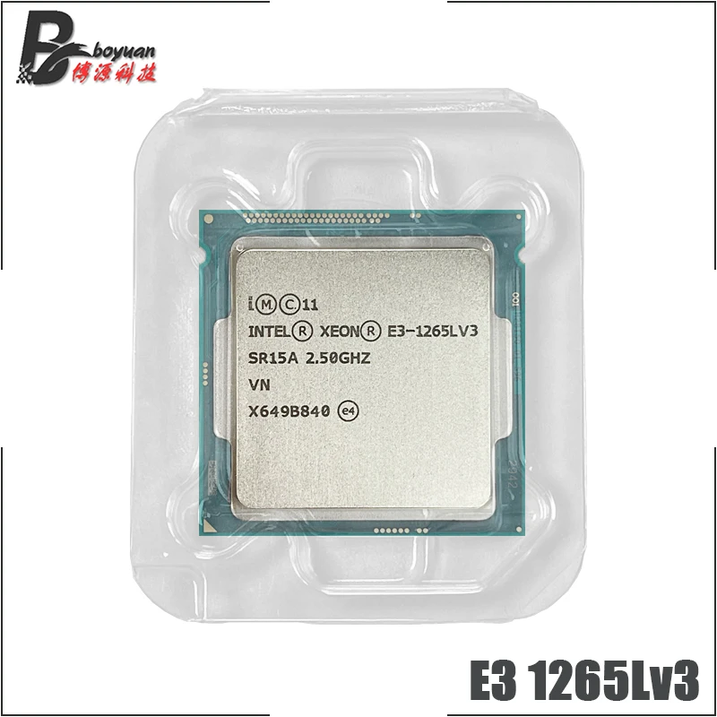 معالج Intel xeon v3 cpu ، ghz ، رباعي النواة ، l3 = 8m ، 45w ، lga ، جديد