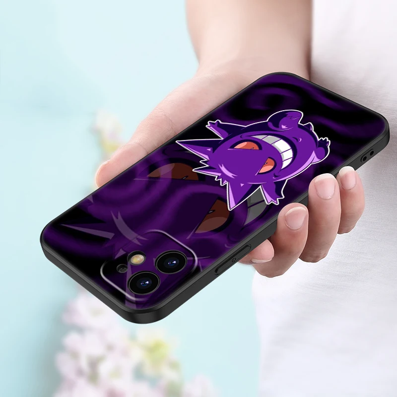 Cute Gengar Black Phone Case For Xiaomi 13T Pro 5G 12T 12 11 Lite NE 11T 9T 10T Pro 11i 14 A3 8 Lite Cartoon Cover