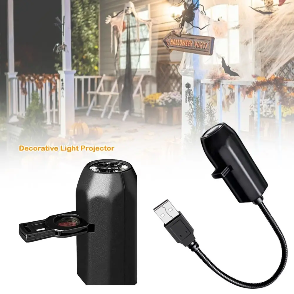 5V USB Powered LED Halloween Lampe Projektor Lampe LED Licht LED Licht Projektor Decke Projektion Atmosphäre Erstellung