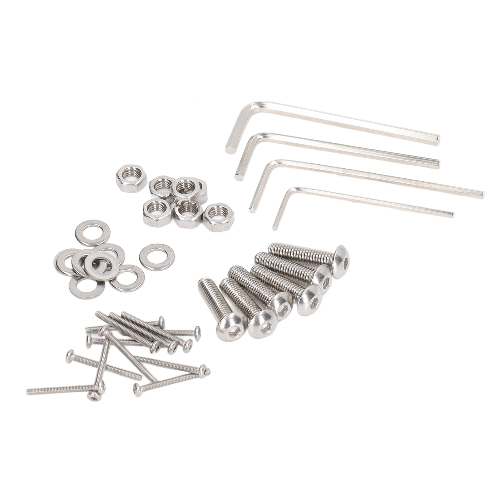 Kit d'Écrou à Vis en Acier Inoxydable, Rondelle Enroulée M2 M3 Figuré M5, Tête Demi-Ronde, Vis à Douille Hexagonale, Rondelles Kg, 884 Pièces