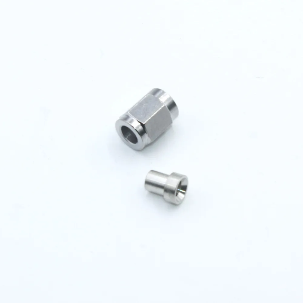 

AN3 -3 (AN3 3/8-24" UNF 3AN ) 3/16" 4.76mm Hardline Tube Nut 818-03 and Sleeve 819-03 in Stainless steel