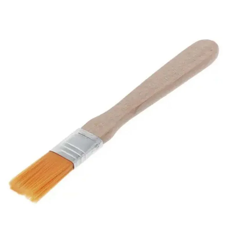 AED5-Nylon Paint Brushes Set For Machine Care Oil Brush Keyboard Dust Cleaning Brush Wooden Brush Tools