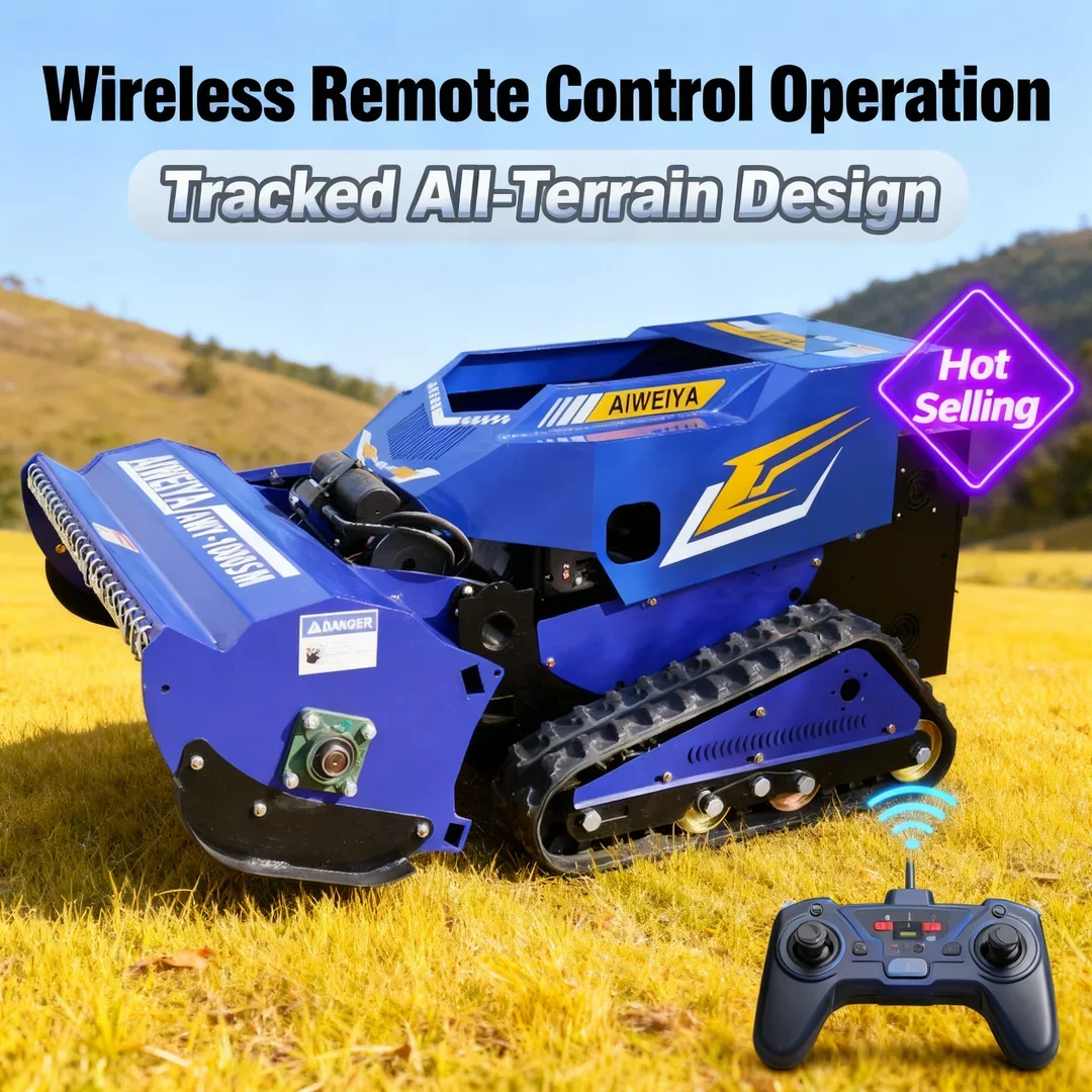 Customized Remote Control Grass Cutter Machine - Quick New Order Smart Robot Flail Lawn Mower