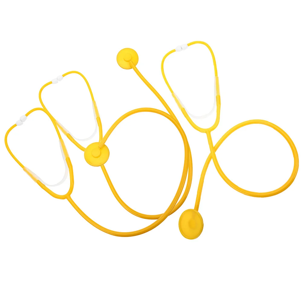 Kit de estetoscopio médico para niños pequeños y niños, herramienta de aprendizaje para juego de imitación, recuerdos de fiesta temática hospitalaria, Idea de regalo, 3 uds.